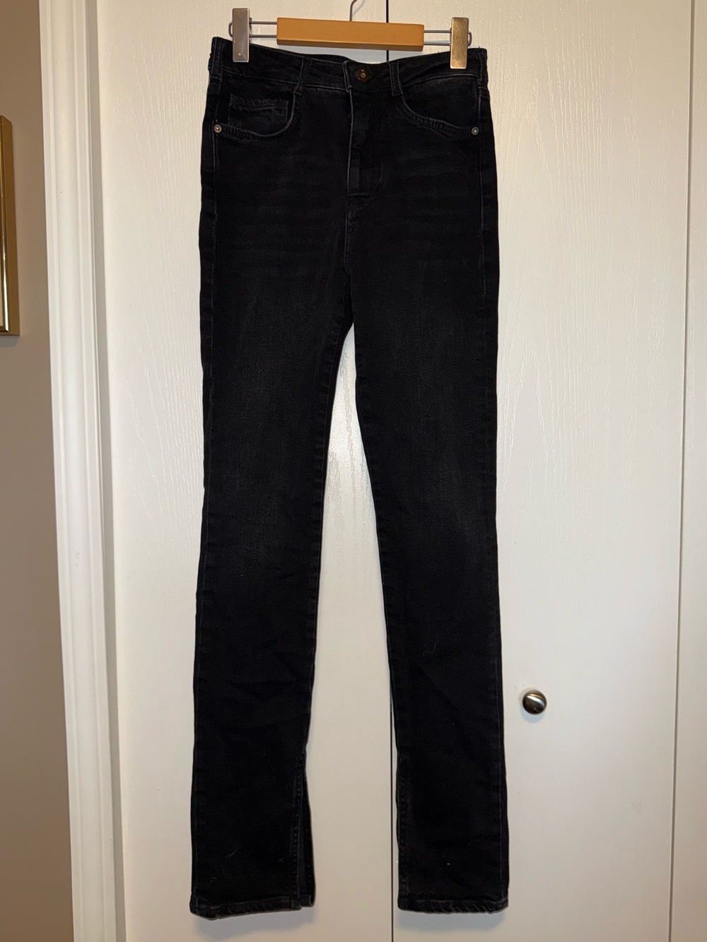 Pilcro The Split Straight Jeans